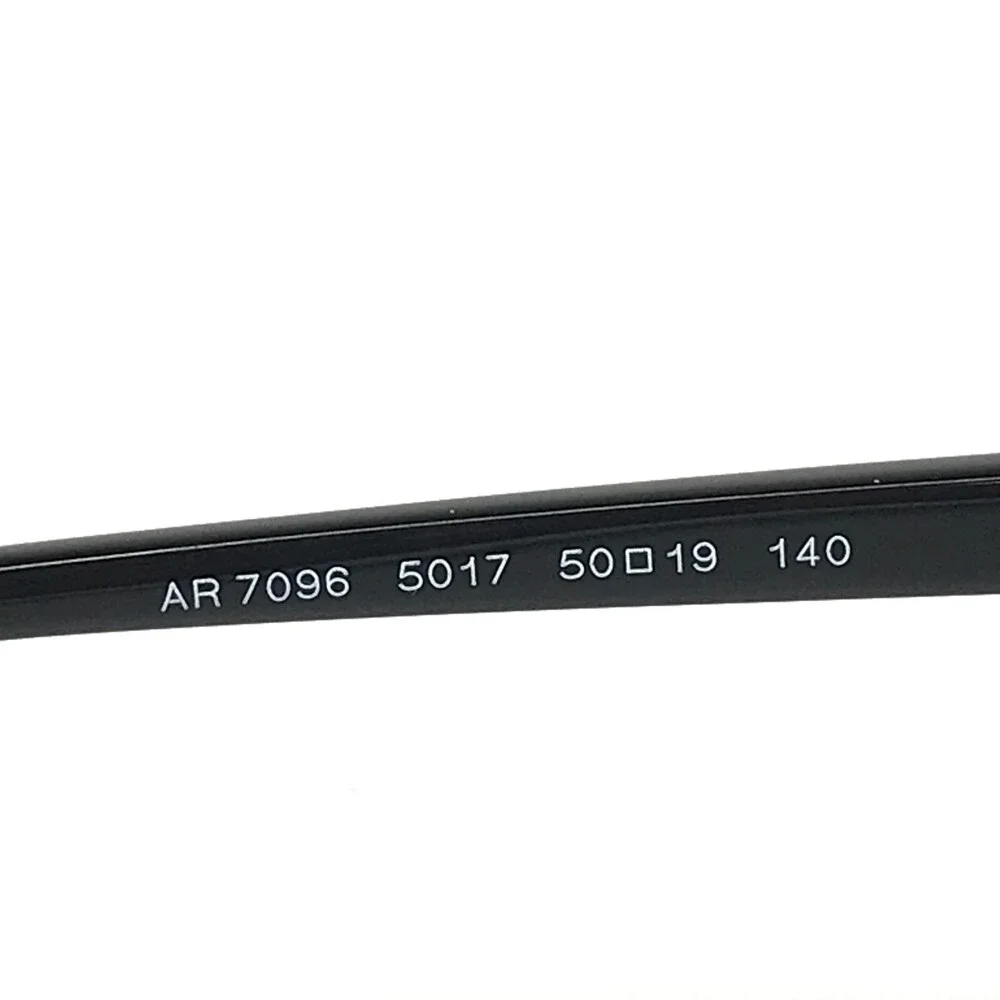 Giorgio Armani Eyeglasses Frames AR7096 5017 Black Round Full Rim 50-19-140